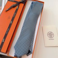 Hermes Escape Game Tie In Light Blue