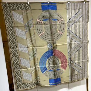 Hermes Dressage Tressage Scarf 90 In Coffee