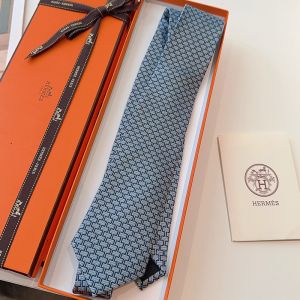 Hermes Escape Game Tie In Light Blue