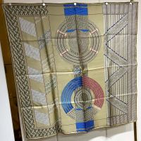 Hermes Dressage Tressage Scarf 90 In Coffee