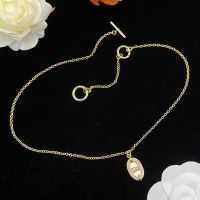 Hermes Mini Maillon Pendant Necklace In Gold/Pink